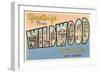 Greetings from Wildwood-by-the-Sea, New Jersey-null-Framed Art Print