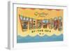 Greetings from Wildwood By-The-Sea, New Jersey-null-Framed Art Print