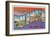 Greetings from Wildwood By-The-Sea, New Jersey-null-Framed Art Print