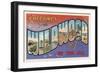 Greetings from Wildwood By-The-Sea, New Jersey-null-Framed Art Print