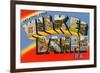 Greetings from Wilkes-Barre, Pennsylvania-null-Framed Art Print