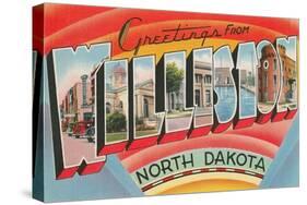 Greetings from Williston, North Dakota-null-Stretched Canvas