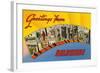 Greetings from Wilmington, Delaware-null-Framed Art Print