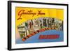 Greetings from Wilmington, Delaware-null-Framed Art Print