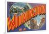 Greetings from Wilmington, North Carolina-null-Framed Art Print