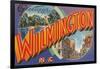 Greetings from Wilmington, North Carolina-null-Framed Art Print