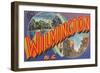 Greetings from Wilmington, North Carolina-null-Framed Art Print