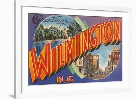 Greetings from Wilmington, North Carolina-null-Framed Art Print