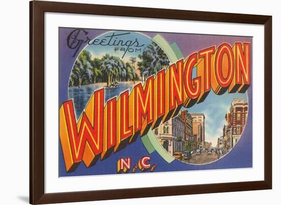 Greetings from Wilmington, North Carolina-null-Framed Art Print