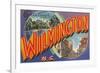 Greetings from Wilmington, North Carolina-null-Framed Premium Giclee Print