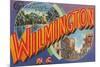 Greetings from Wilmington, North Carolina-null-Mounted Premium Giclee Print