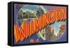 Greetings from Wilmington, North Carolina-null-Framed Stretched Canvas