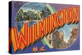 Greetings from Wilmington, North Carolina-null-Stretched Canvas