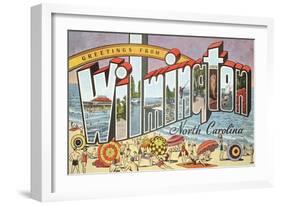 Greetings from Wilmington, North Carolina-null-Framed Art Print