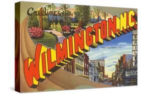 Greetings from Wilmington, North Carolina-null-Stretched Canvas