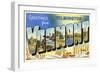 Greetings from Wilmington-null-Framed Art Print