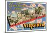 Greetings from Winchester, Virginia-null-Mounted Art Print