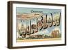 Greetings from Winslow, Arizona-null-Framed Art Print