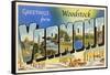 Greetings from Woodstock, Vermont-null-Framed Stretched Canvas