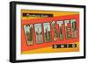 Greetings from Wooster, Ohio-null-Framed Art Print