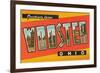 Greetings from Wooster, Ohio-null-Framed Premium Giclee Print