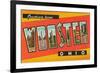 Greetings from Wooster, Ohio-null-Framed Premium Giclee Print