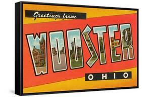 Greetings from Wooster, Ohio-null-Framed Stretched Canvas