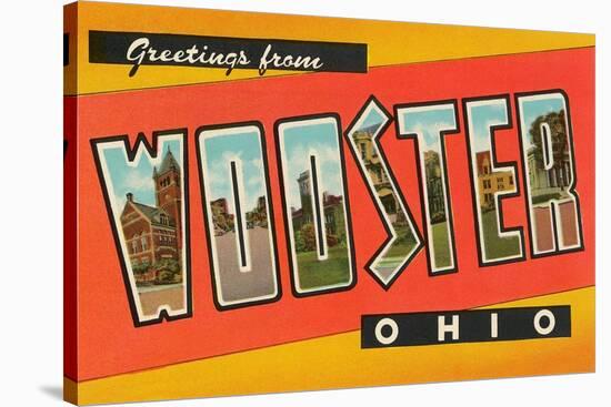 Greetings from Wooster, Ohio-null-Stretched Canvas