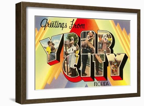 Greetings from Ybor City, Florida-null-Framed Art Print