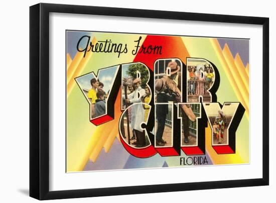 Greetings from Ybor City, Florida-null-Framed Art Print