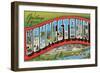 Greetings from Youngstown, Ohio-null-Framed Art Print