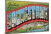 Greetings from Youngstown, Ohio-null-Mounted Art Print