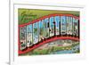 Greetings from Youngstown, Ohio-null-Framed Premium Giclee Print