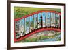 Greetings from Youngstown, Ohio-null-Framed Art Print