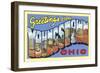 Greetings from Youngstown, Ohio-null-Framed Art Print