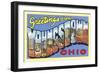 Greetings from Youngstown, Ohio-null-Framed Art Print