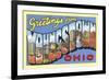 Greetings from Youngstown, Ohio-null-Framed Premium Giclee Print