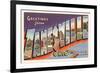 Greetings from Zanesville, Ohio-null-Framed Art Print