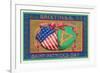 Greetings, St. Patrick's Day, American Shield-null-Framed Premium Giclee Print