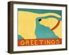 Greetings Yellow-Stephen Huneck-Framed Giclee Print