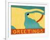 Greetings Yellow-Stephen Huneck-Framed Giclee Print