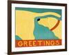 Greetings Yellow-Stephen Huneck-Framed Giclee Print