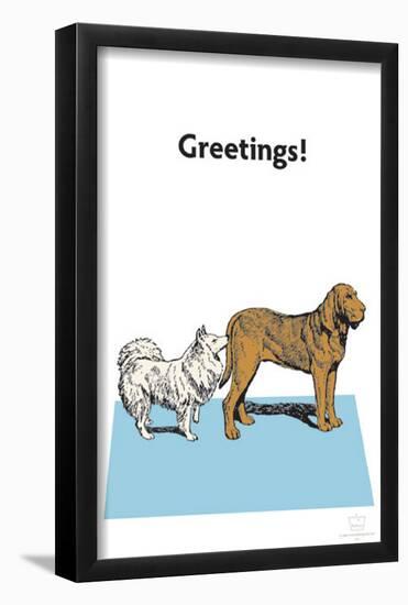 Greetings-null-Framed Poster