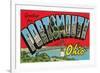 Greetngs from Portsmouth, Ohio-null-Framed Premium Giclee Print