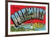 Greetngs from Portsmouth, Ohio-null-Framed Art Print