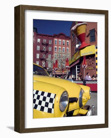 Greewich Village, Caliente Cab Company Restaurant and Bar, New York, New York, USA-Walter Bibikow-Framed Photographic Print