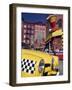 Greewich Village, Caliente Cab Company Restaurant and Bar, New York, New York, USA-Walter Bibikow-Framed Photographic Print