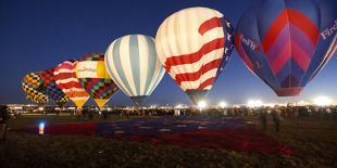 Hot Air Ballooning in Napa Valley California-Greg Boreham-Photographic Print