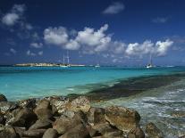 Cliffs at Cupecoy Beach, St. Martin, Caribbean-Greg Johnston-Photographic Print