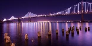 The Bay Lights-Greg Linhares-Laminated Photographic Print